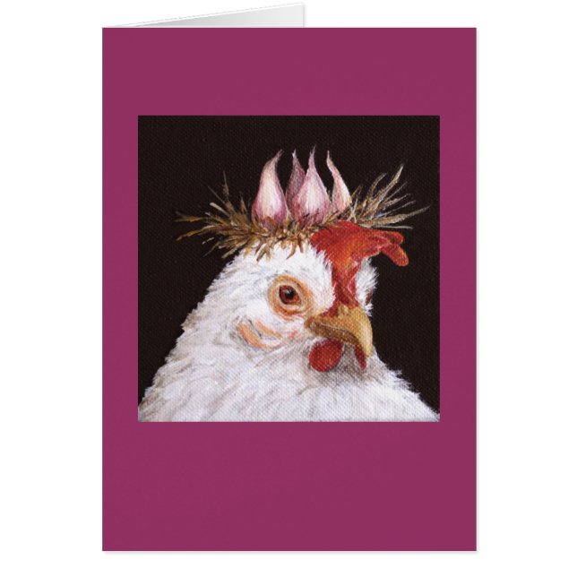 carte de poule d'ail (Devant)