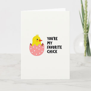 Carte de poulet préféré