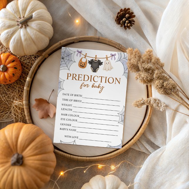 Carte de prédictions A Little Boo pour Halloween (Créateur téléchargé)
