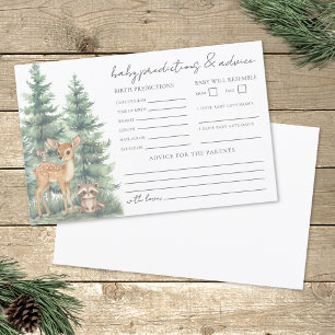 Carte de prédictions de conseils pour bébé - Avent