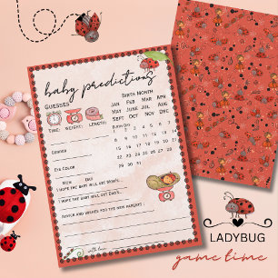 Carte de prédictions et de conseils pour bébé cocc