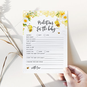 Carte de prédictions pour bébé abeille