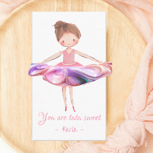 Carte de préférence Ballerina Scrunchie Party