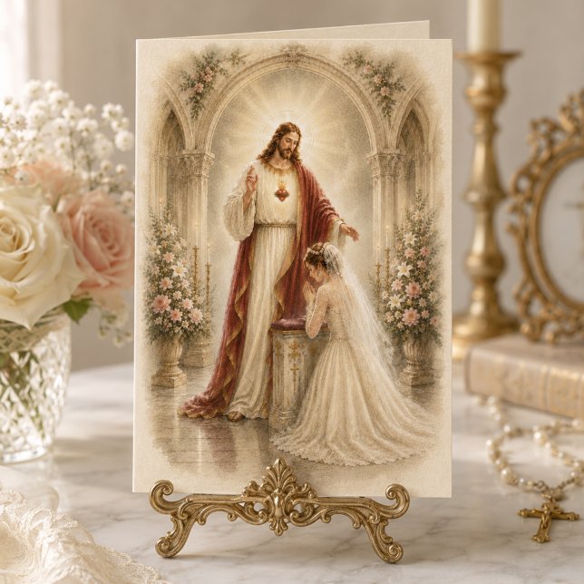 Carte de préparation au mariage catholique pour la (Créateur téléchargé)