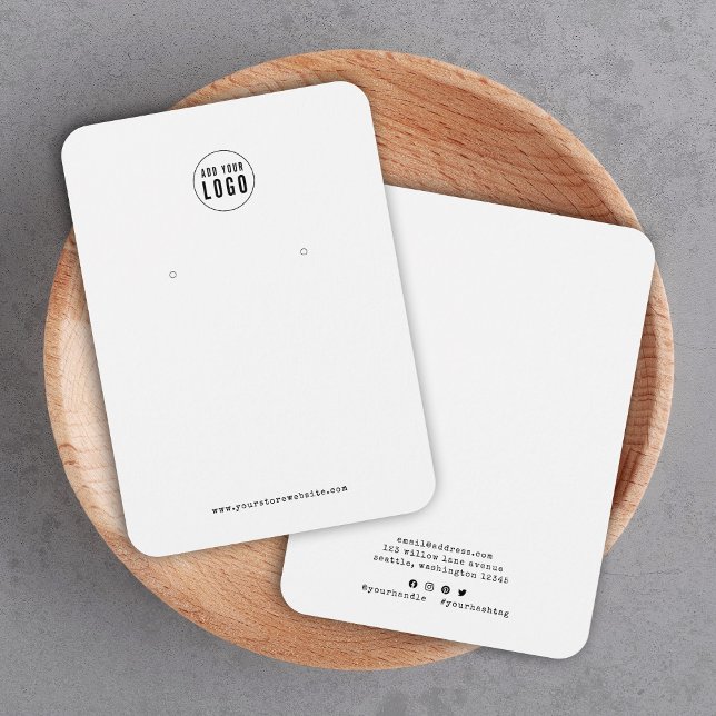 Carte de Présentation de Boucles d'Oreilles à Mach (Créateur téléchargé)