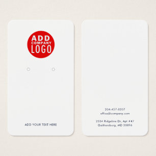 Carte de présentation de logo d'entreprise moderne