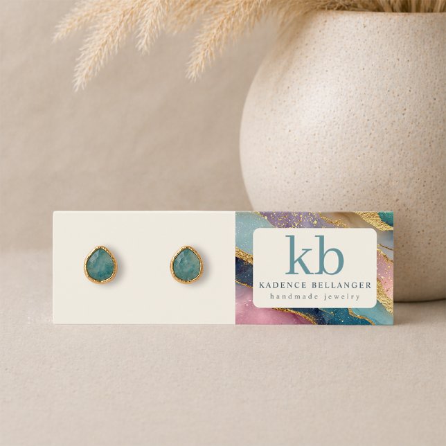 Carte de Présentation Mini pour Boucles d'Oreilles (Créateur téléchargé)