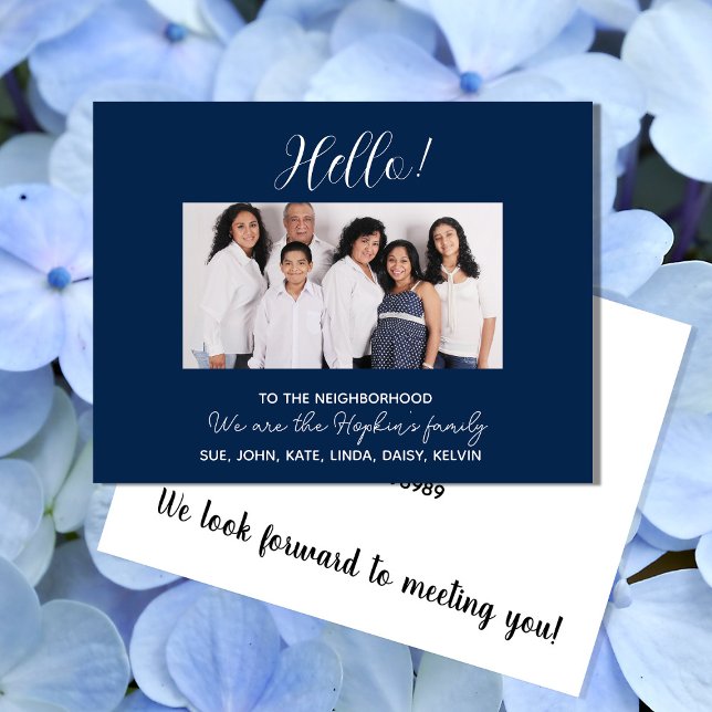 Carte de Présentation "Nous sommes Nouveaux dans l (Créateur téléchargé)