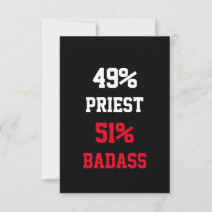 Carte de prêtre badass
