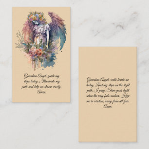 Carte de prière Angel du Gardien