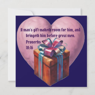 Carte de prière cadeau AI