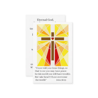 Carte de prière cardiaque