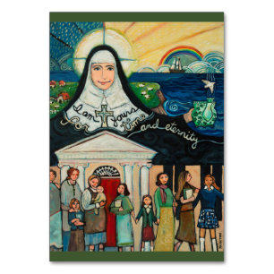 Carte de prière Catherine McAuley, fondatrice de M
