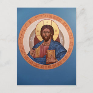 Carte de prière Christ Pantocrator