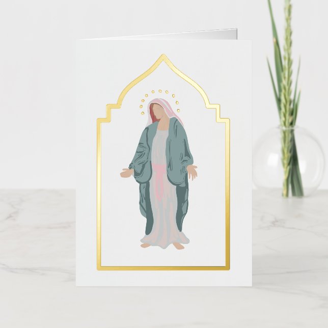 Carte de prière commémorative funéraire catholique (Recto)