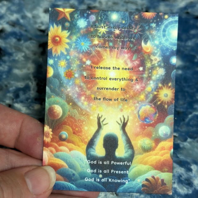 Carte de prière commémorative funéraire / mémoriel (Prayer Card Bookmark for Funeral, Memorial or Celebration of Life)