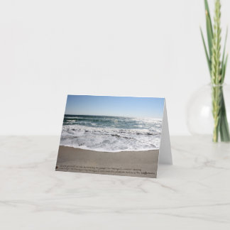 Carte de prière de Beachwrite'sSerenity