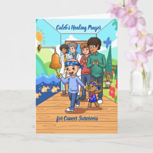 Carte de prière de guérison du cancer