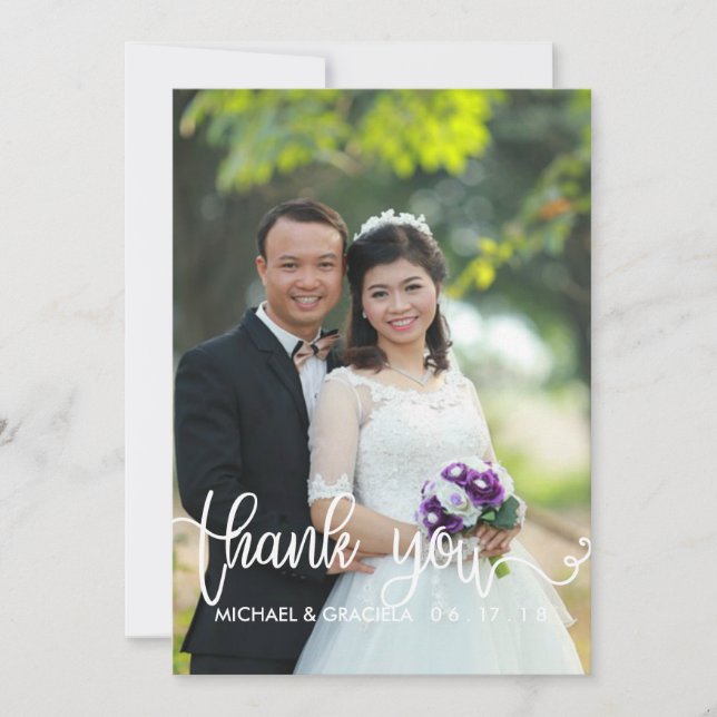 Carte de prière de mariage catholique | Superposit (Devant)