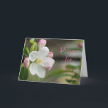 Carte de prière de pommier en fleurs - ou pour tou<br><div class="desc">modifiez les mots sur cette belle carte de pommier en fleurs pour toute occasion que vous souhaitez, comme un anniversaire, un vœu de rétablissement, des félicitations, un remerciement ou une pensée et donnez les cartes assorties avec comme un cadeau attentionné. Allez à ma SECTION FLEURS ASSORTIES pour voir les articles...</div>