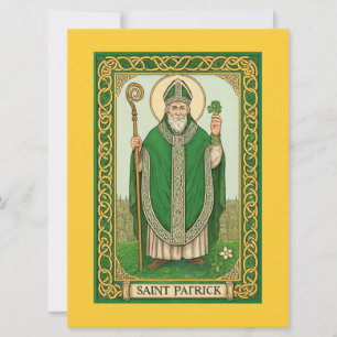 Carte de prière de saint Patrick