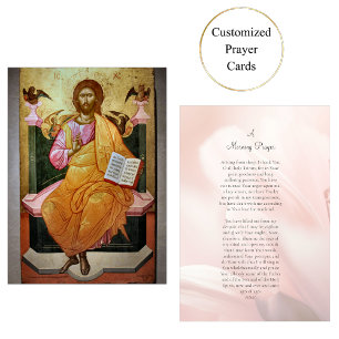 Carte de prière du matin Chrétien orthodoxe