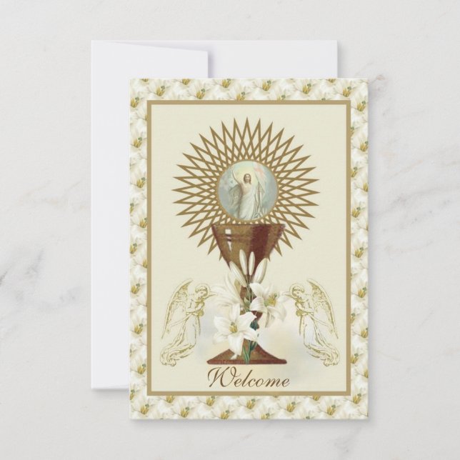 Carte de prière eucharistique (Devant)