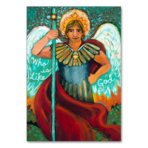 Carte de prière personnalisée St. Michael Archange
