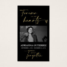 Carte de prière pour la photo commémorative de scr