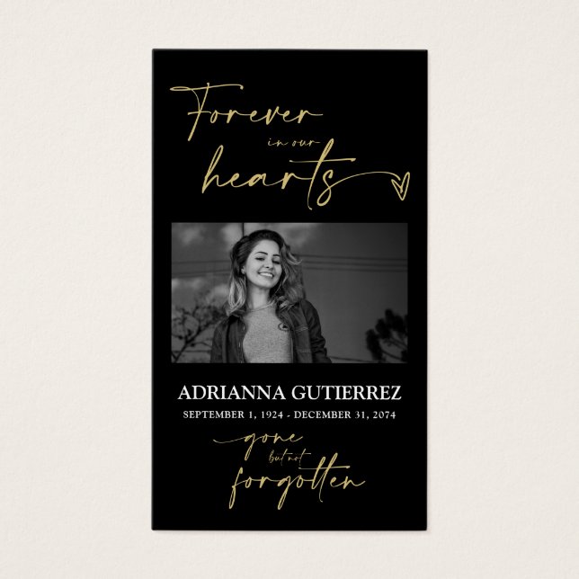 Carte de prière pour la photo commémorative de scr (Devant)