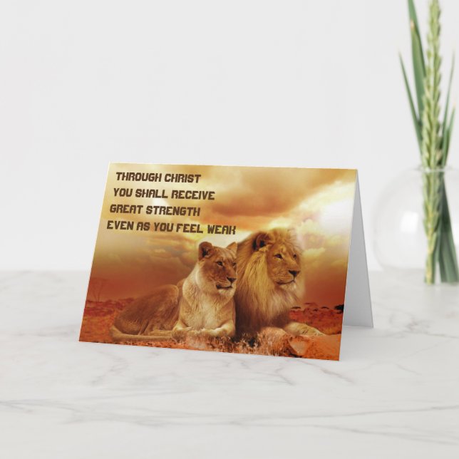 Carte de prière prophétique pour l'onction (Devant)