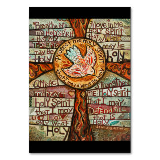 Carte de prière Saint-Esprit