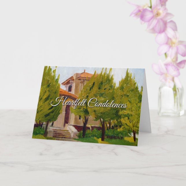 Carte de prière Serenity en orange vert jaune bleu (Orchidée)