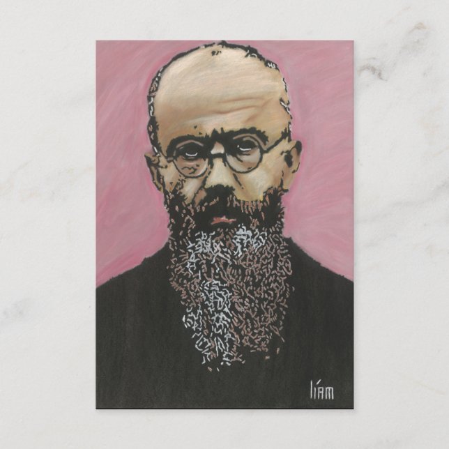 Carte de prière St. Maximilian Kolbe (Devant)