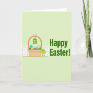 Carte de printemps à motif pastel