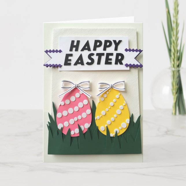 Carte de printemps à relief faux (Devant)