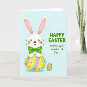 Carte de printemps Bunny Happy