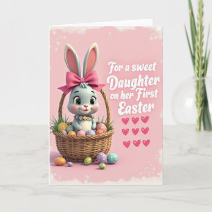Carte de printemps Bunny Heart