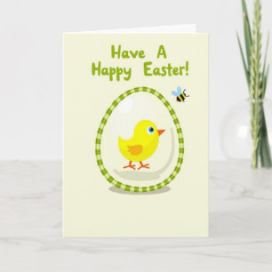 Carte de printemps pour jeune oiseau heureux