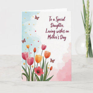 Carte de printemps pour la plus douce des mamans