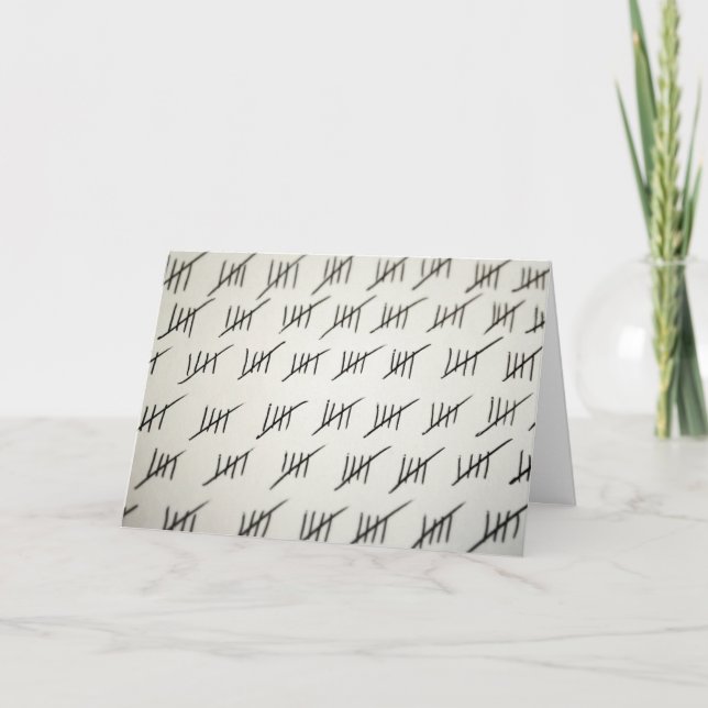 Carte de prisonnier - Comptage des jours (Devant)