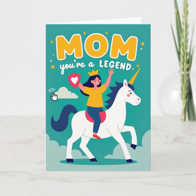 Carte de Prix de Super Maman Héroïne (Devant)