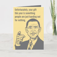 Carte de prix d'Obama Nobel