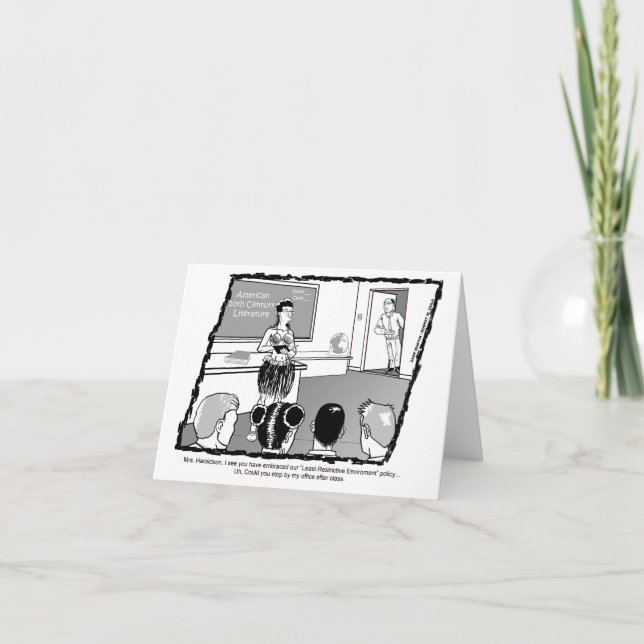 Carte de professeur amusante (Devant)