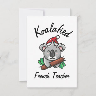Carte de professeur de français Koalafied
