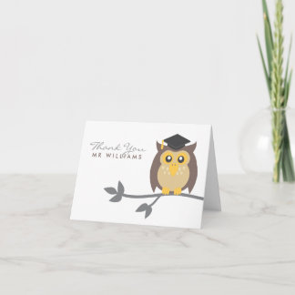 Carte de professeur de Merci