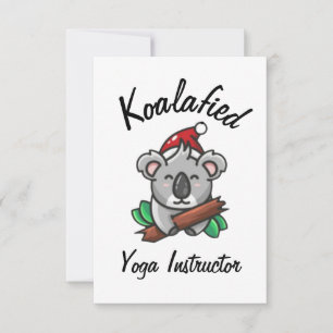 Carte de professeur de yoga Koalafied