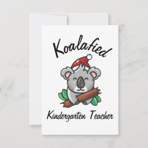 Carte de professeur d'école maternelle Koalafied