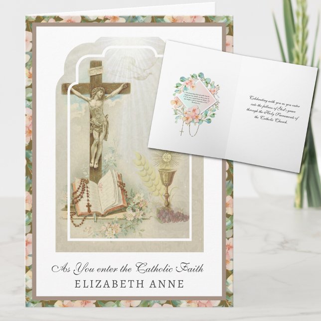 Carte de Profession de foi catholique traditionnel (Créateur téléchargé)