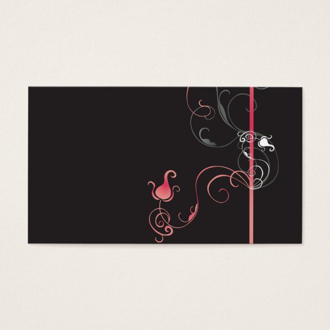 Carte de profil Abstraite (Devant)